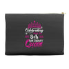 Celebrating With the 8th Birthday Queen Accessory Pouches
