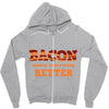 bacon makes everything better Zipper Hoodie