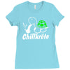 chillkr&ouml;te  fun kult shit bong marihuana joint smoke weed punk gras Ladies Fitted T-Shirt