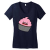 cannibal cupcake Women's V-Neck T-Shirt