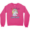 unicorns are born in january cute unicorn Crewneck Sweatshirt