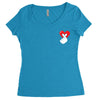 love more pocket Women's Triblend Scoop T-shirt