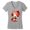 natsu dragneel Women's V-Neck T-Shirt