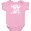 Real Men Coach Girls Softball Dad Infant Clothing