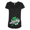 Lucky Irish Baby Maternity Scoop Neck T-shirt