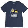 men in black V-Neck Tee