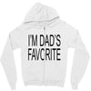 i'm dad favorite son or daughter Zipper Hoodie