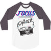 focus and than capture it 3/4 Sleeve Shirt