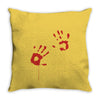 bloods hand Throw Pillow