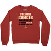 Uterine Cancer Awareness I Wear Peach For Some Special To Me Crewneck Sweatshirt