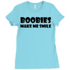 boobies make me smile (2) Ladies Fitted T-Shirt