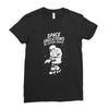 space skeletons in outer space Ladies Fitted T-Shirt