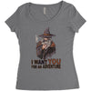 i want you for an adventure Women's Triblend Scoop T-shirt