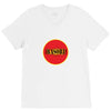 red fire V-Neck Tee