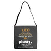 leo hated by many wanted by plenty disliked by some confronted by none Adjustable Strap Totes