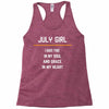 July Girl Racerback Tank