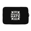 negate hate Laptop sleeve