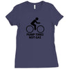 pump tires not gas earth friendly green living cool nerd geek shirt t Ladies Fitted T-Shirt