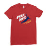 swan dive Ladies Fitted T-Shirt