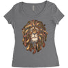 lion 2 Women's Triblend Scoop T-shirt