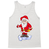 father christmas ringing xmas bells santa Tank Top