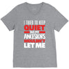 tried to keep quiet but my ancestors V-Neck Tee