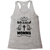 I Am One Blessed Momma Racerback Tank