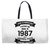 Premium Vintage  1987 Weekender Totes