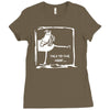 talk to the hoof Ladies Fitted T-Shirt
