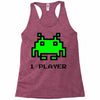 arcade player one Racerback Tank