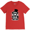 steampunk panda V-Neck Tee