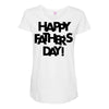 happy father&rsquo;s day Maternity Scoop Neck T-shirt