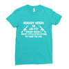 nobody needs an ar 15 Ladies Fitted T-Shirt