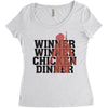 Pubg Silhouette Women's Triblend Scoop T-shirt