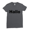 hallo Ladies Fitted T-Shirt