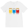 red shirt V-Neck Tee