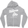 beer pong champion Zipper Hoodie