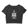 i'm a fishing dad   daddy Crop Top