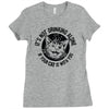 drinking with your cat Ladies Fitted T-Shirt