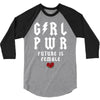 Girl Power Future Is Female 3/4 Sleeve Shirt