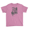wolf princess warrior Youth Tee