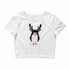 christmas penguin Crop Top