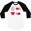 How To Live A Happy Life 3/4 Sleeve Shirt