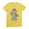 mario text Ladies Fitted T-Shirt
