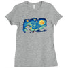 super starry night Ladies Fitted T-Shirt