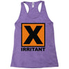 irritant symbol Racerback Tank