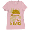 dude that camp trip in tents funny Ladies Fitted T-Shirt
