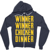 winner winner chicken dinner 2 Zipper Hoodie