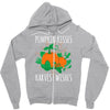 pumpkin kisses Zipper Hoodie