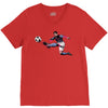lionel messi 3 V-Neck Tee